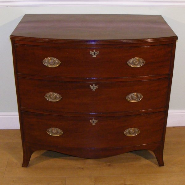 A George III Small Mahogany Chest Of Drawers